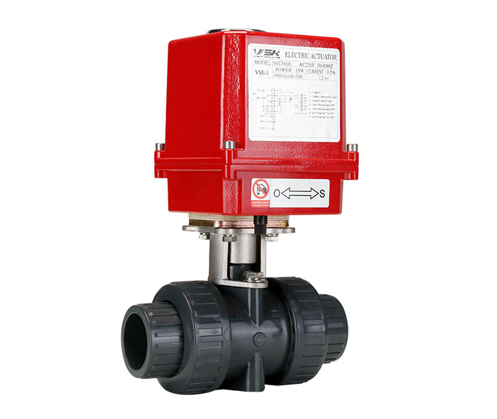 Electric UPVC Ball Valve